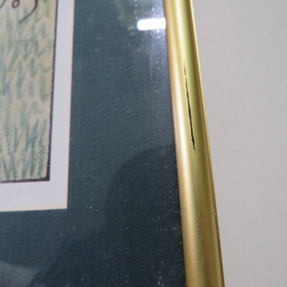 Mary Engelbreit "Don't Look Back" Metal Professionally Framed Glass & Matted - Picture 8 of 8